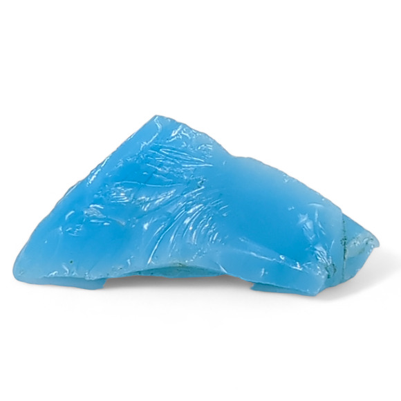 Satin Blue Art Glass Cullet Glowing Manganese #4GS36 - Picture 1 of 7